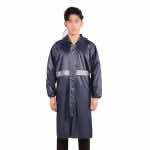 漢盾勞保批發 RAC006 帶反光條單層連體雨衣 拉鏈款