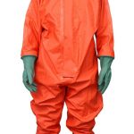 漢盾勞保批發 BP6711 耐酸堿耐油半封閉防化服