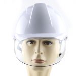 漢盾 HD-HT90 內置防護面罩款單筋加強帶透氣孔ABS安全帽（PC面罩+內置EPS緩沖層）